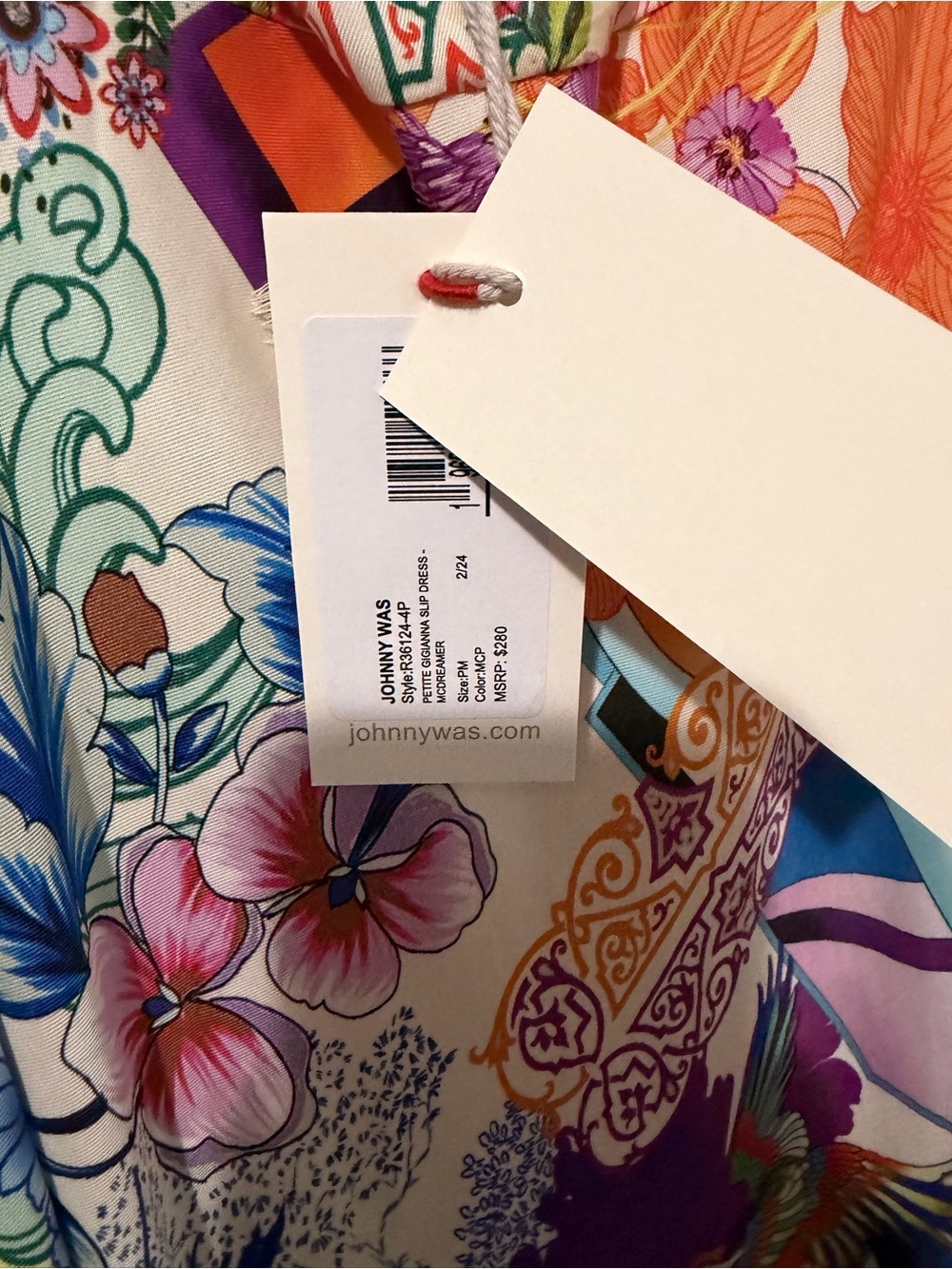 Johnny Was Gigianna Slip Dress: McDreamer Print - Picture 6 of 7